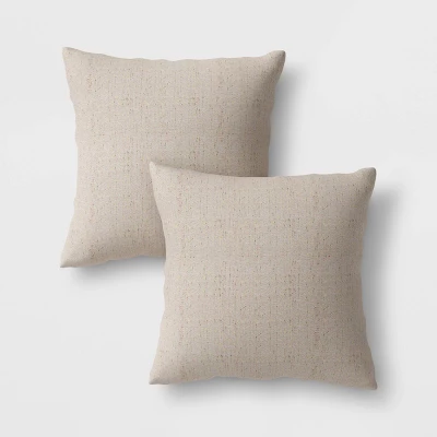 2pk Outdoor Throw Pillows DuraSeason Fabric™ - Project 62™ - Image 2
