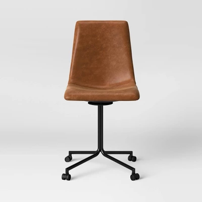 Bowden Office Chair With Casters Caramel - Project 62™ - Image 2