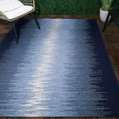 Indigo Ombre Outdoor Rug Blue - Project 62â„¢