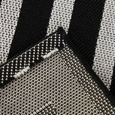 Geo Grace Indoor/Outdoor Rug - Black/White - Project 62™ - Image 2