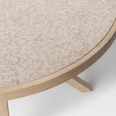 Collier 46" Round Stamped Steel Top Patio Dining Table - Project 62™ - Image 2