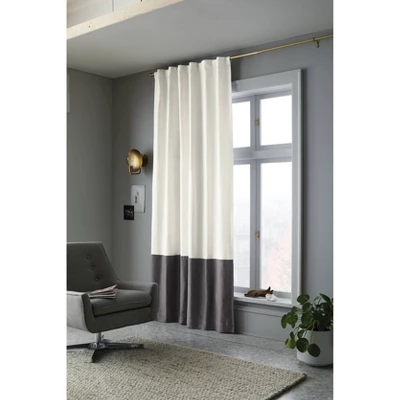 1pc Blackout Color Block Window Curtain Panel - Project 62™ - Image 2