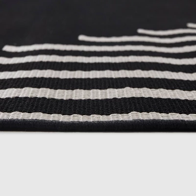 Geo Grace Indoor/Outdoor Rug - Black/White - Project 62™ - Image 4