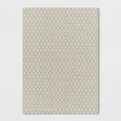 Geo Diamond Indoor/Outdoor Rug Natural - Project 62™ - Image 5