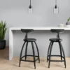 Seidler Architect Industrial Counter Height Barstool Black - Project 62™