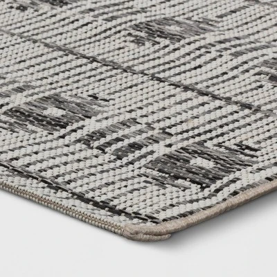 Retro Repeat Outdoor Rug Black - Project 62™ - Image 2