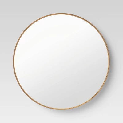 30" Flush Mount Round Decorative Wall Mirror - Project 62™ - Image 4