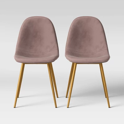 Copley Velvet Dining Chair With Brass Leg - Project 62 - Image 9