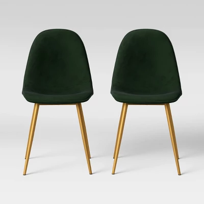 Copley Velvet Dining Chair With Brass Leg - Project 62 - Image 8