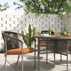 Grace Geo Circle Indoor/Outdoor Rug - Tan - Project 62â„¢