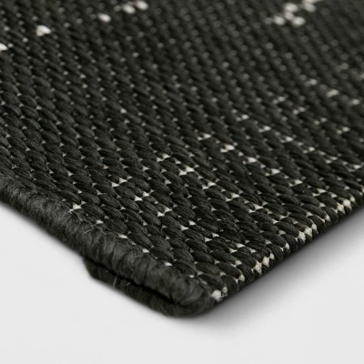 Ombre Stripe Outdoor Rug Black - Project 62™