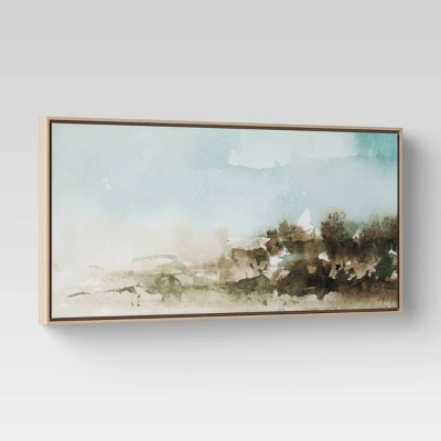 47" X 24" Watercolor Landscape Framed Canvas - Project 62⢠- Image 2