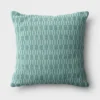 2pk City Geo Outdoor Pillow DuraSeason Fabric™ Smoke Green - Project 62™