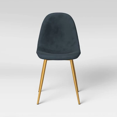 Copley Velvet Dining Chair With Brass Leg - Project 62 - Image 2