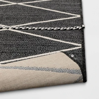 Woven Tapestry With Braid Outdoor Rug - Project 62™ - Image 3