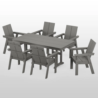 Moore 7pc POLYWOOD Dining Set - Project 62™ - Image 4