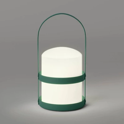 Silo Outdoor Lantern With Handle Teal Green - Project 62™ - Image 2