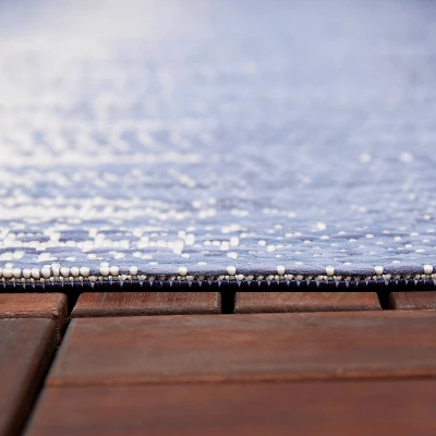 Indigo Ombre Outdoor Rug Blue - Project 62™ - Image 4