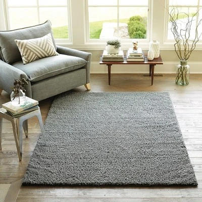 Solid Tufted Micropoly Shag Area Rug - Project 62