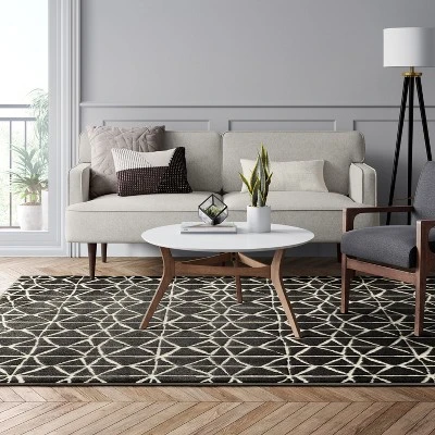 Reflections Gridwork Woven Area Rug - Project 62™ - Image 2
