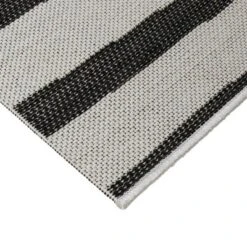 5'x7' Mod Directional Lines Outdoor Rug Black - Project 62â„¢