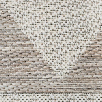 7' X 10' Triangle Ombre Outdoor Rug Beige - Project 62™ - Image 2