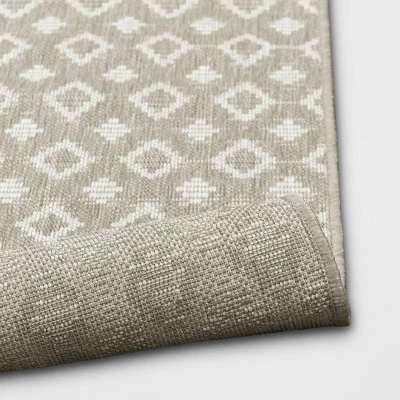 Geo Diamond Indoor/Outdoor Rug Natural - Project 62™ - Image 3