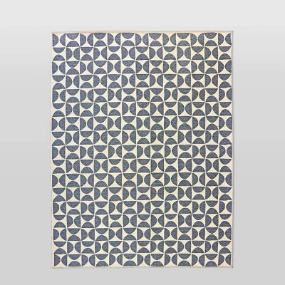 9'x12' Half Moon Outdoor Rug Gray - Project 62™
