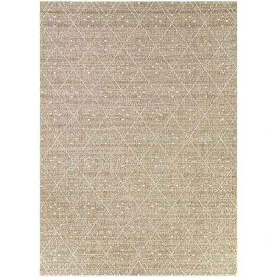Small Diamond Outdoor Rug Taupe - Project 62™ - Image 6