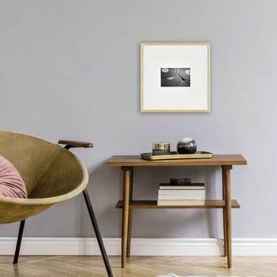 12.9" X 12.9" Matted To 4" X 6" Thin Metal Gallery Frame Brass - Project 62™ - Image 3